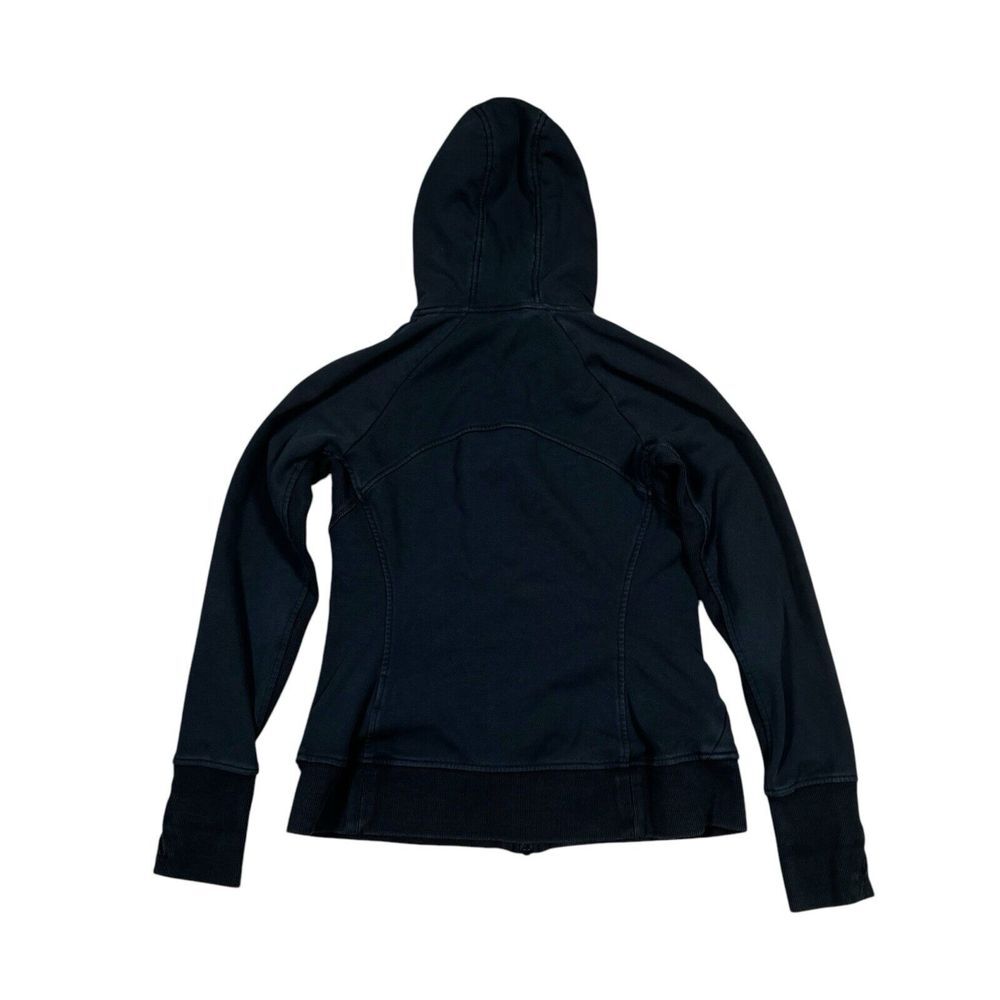Athleta Triumph Hoodie Women's Sz S Black Full Zip Jacket Sweatshirt - Picture 7 of 15